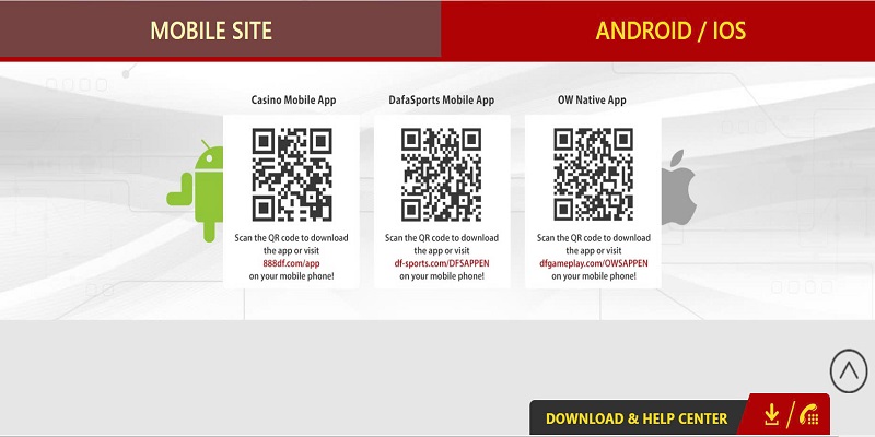 Tải app Dafabet cho iOS và Android